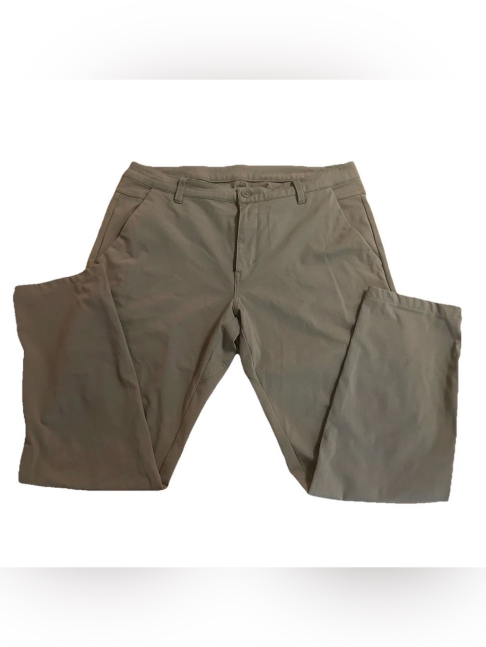BYLT Basics Everyday Pant 2.0 Tapered Fit Pant Light Brown Men’s Sz 36x28 Golf